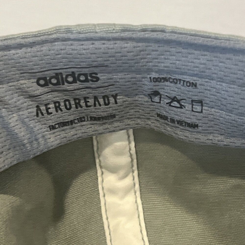 Adidas Aeroready Hat Green Adjustable Threestripelife NWOT - Picture 7 of 8